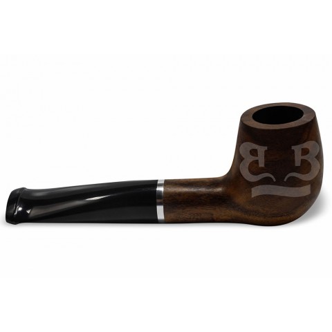 Cachimbo Elite Prateado Reto Encerado (Filtro Permanente) Piteira Chifre